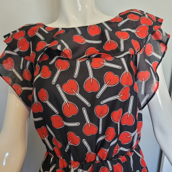 Molly Bracken Lollipop Print Dress, VGUC, Size M - Picture 3 of 9
